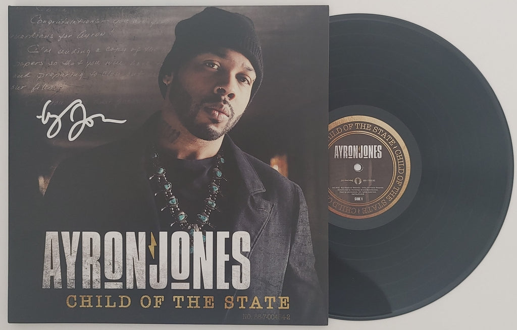 Ayron Jones signed Child of the State album vinyl record exact proof Beckett COA STAR
