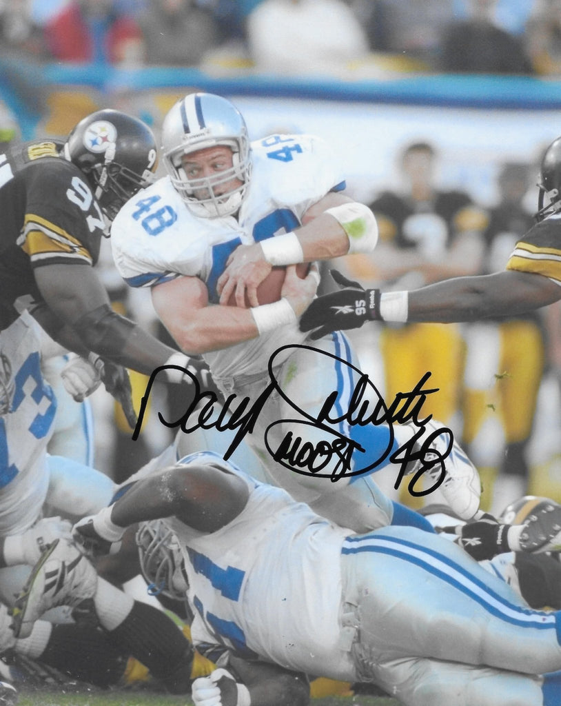 Daryl Johnston Signed Dallas Cowboys Football 8x10 Photo proof COA autographed