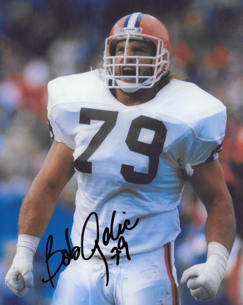 Bob Golic Signed 8x10 Photo COA Proof Cleveland Browns Football Autographed.