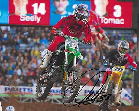 Josh Grant supercross motocross signed autographed 8x10 photo COA proof.