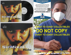Sir Mix A Lot signed autographed Ride album vinyl record proof Beckett COA STAR