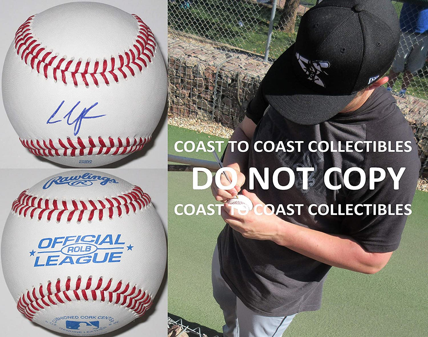Andrew Vaughn Chiacgo White Sox Cal Bears signed autographed baseball COA proof