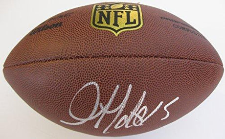 Golden Tate, Detroit Lions, Seattle Seahawks, Notre Dame, Signed, Autographed, NFL Duke Football, a COA with the Proof Photo of Golden Signing the Football Will Be Included