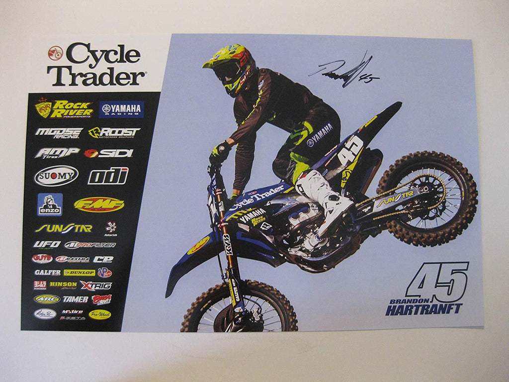 Brandon Hartranft, Supercross, Motocross, signed, autographed, 11x17 poster, COA will be included