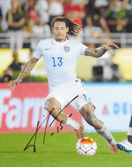Jermaine Jones LA Galaxy signed autographed USA soccer 8x10 photo COA proof.