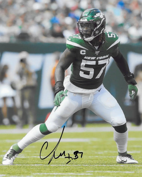 CJ Mosley signed New York Jets 8x10 football photo COA exact Proof autographed