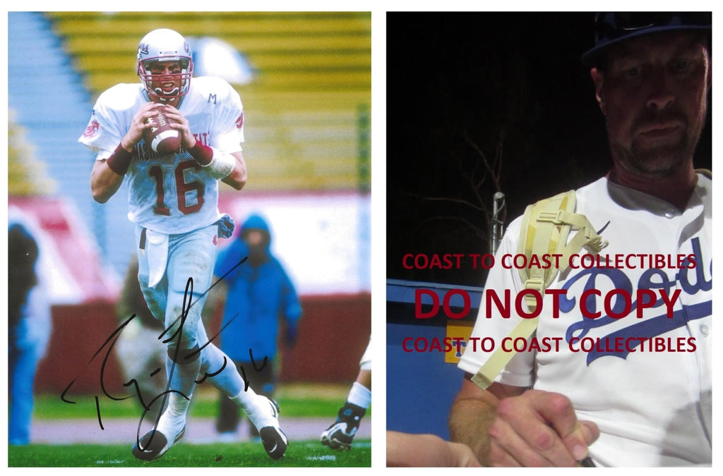 Ryan Leaf signed Washington State Cougars 8x10 football photo COA Proof autographed.