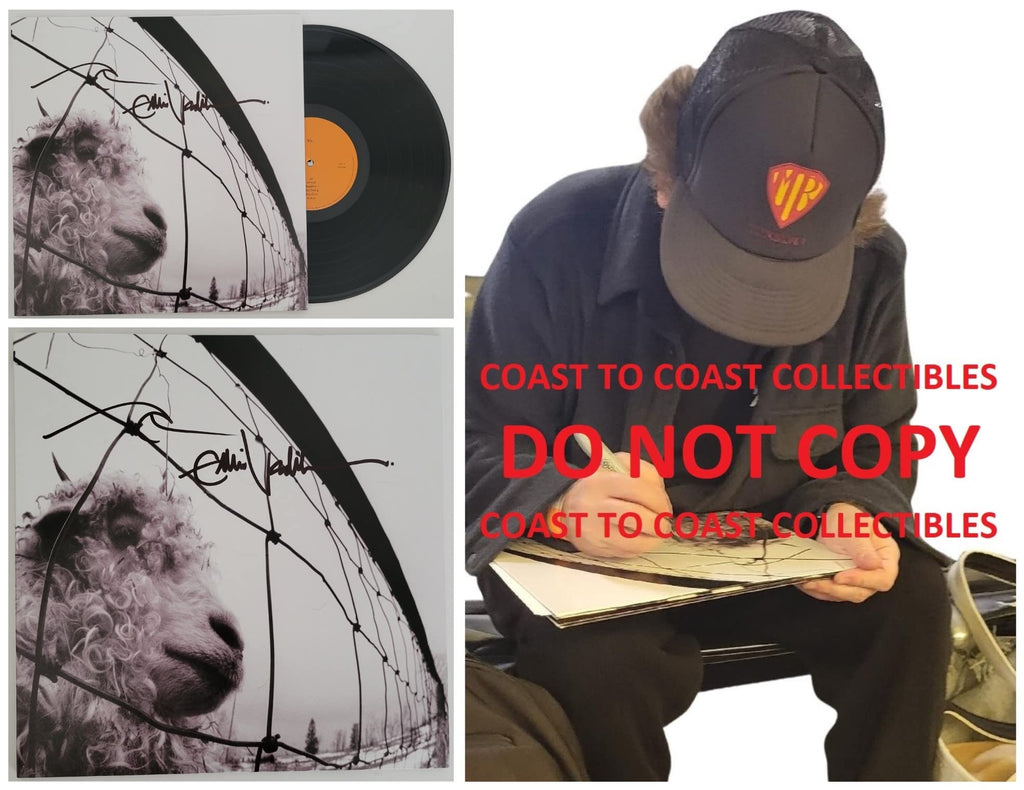 Eddie Vedder signed Pearl Jam Vs. album COA exact proof autographed vinyl Record STAR