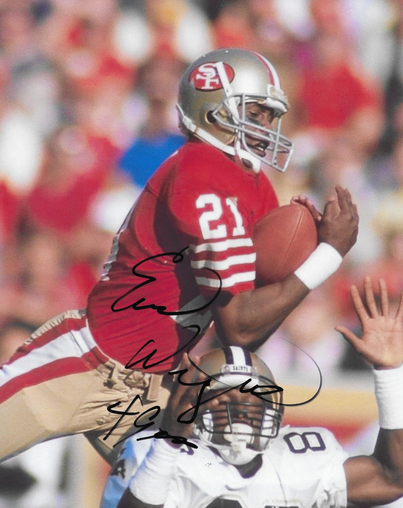 Eric Wright Signed 8x10 Photo COA Proof San Francisco 49ers Football Autographed