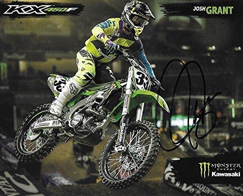 Josh Grant, Supercross, Motocross, Signed, Autographed, Monster 8x10 Photo Card, a COA Will Be Included
