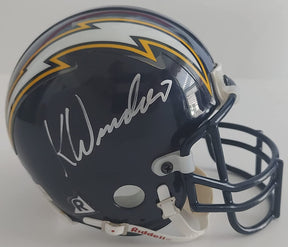 Kellen Winslow signed autographed San Diego Chargers mini football helmet Beckett COA