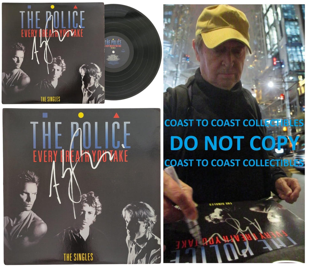 Andy Summers Signed The Police Every Breath You Take Album COA Proof Autographed Vinyl
