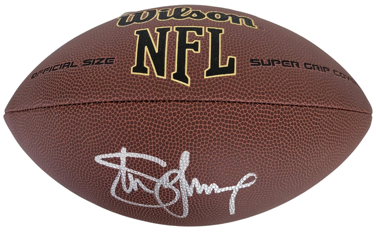 Steve Young San Francisco 49ers BYU Signed Football COA Proof Autographed