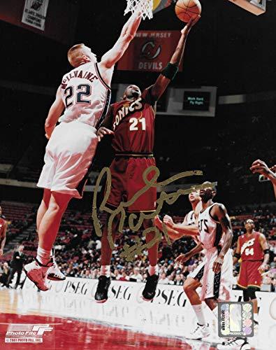 Ruben Patterson signed Seattle Supersonics basketball 8x10 photo COA