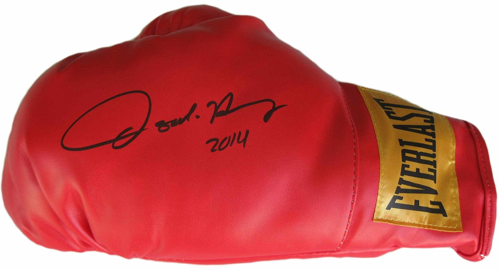 Oscar De La Hoya Golden Boy signed boxing glove proof Beckett COA autographed=