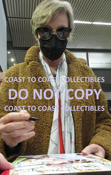 Jane Lynch Glee actress signed autographed 8x10 photo proof Beckett COA STAR-