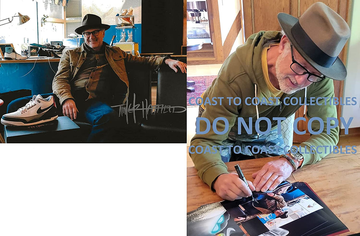 Tinker Hatfield Nike Air Jordan designer signed 8x10 photo COA proof autograph STAR.