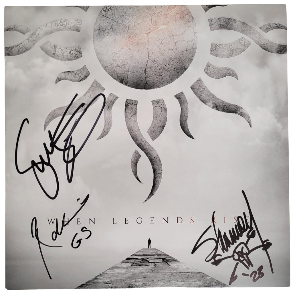 Godsmack Signed When Legends Rise Album Proof COA Autographed Vinyl Record
