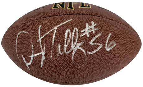 Darryl Talley Signed Football COA Proof Autographed Buffalo Bills