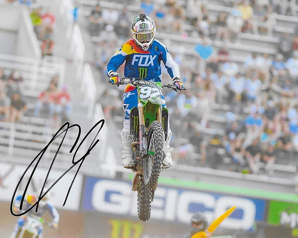 Adam Cianciarulo motocross, supercross signed, autographed 8x10 photo, proof COA.