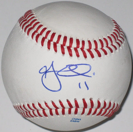 AJ Ellis Los Angeles Dodgers LA signed autographed baseball COA exact proof