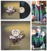 Mick Fleetwood Lindsey Buckingham signed Fleetwood Mac Greatest Hits album proof STAR