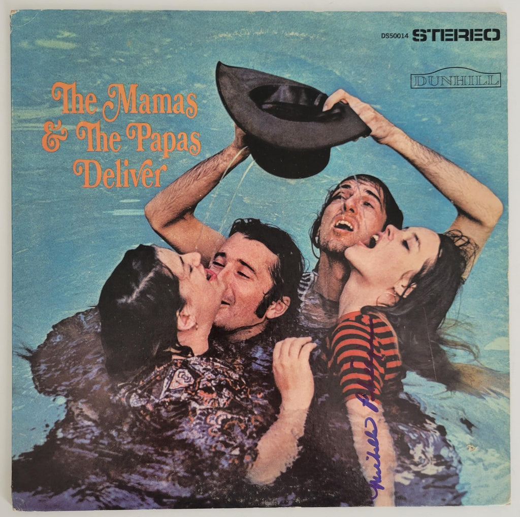 Michelle Phillips Signed Mamas and the Papas Deliver Album COA Proof Autographed Vinyl STAR VERY RARE