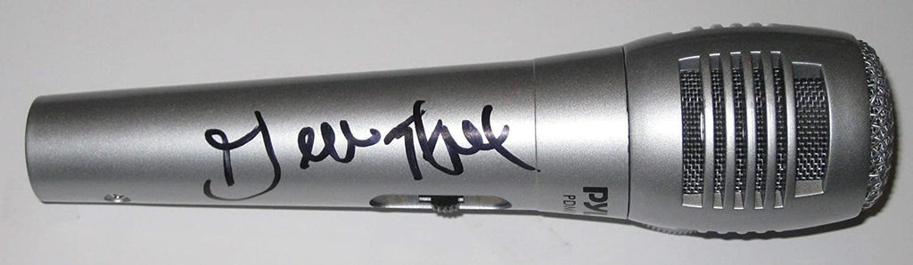 George Thorogood signed microphone mic Bad to the Bone proof Beckett COA STAR