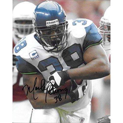 Mack Strong, Seattle Seahawks, Signed, Autographed, 8X10 Photo, a COA with the Proof Photo of Mack Signing Will Be Included..