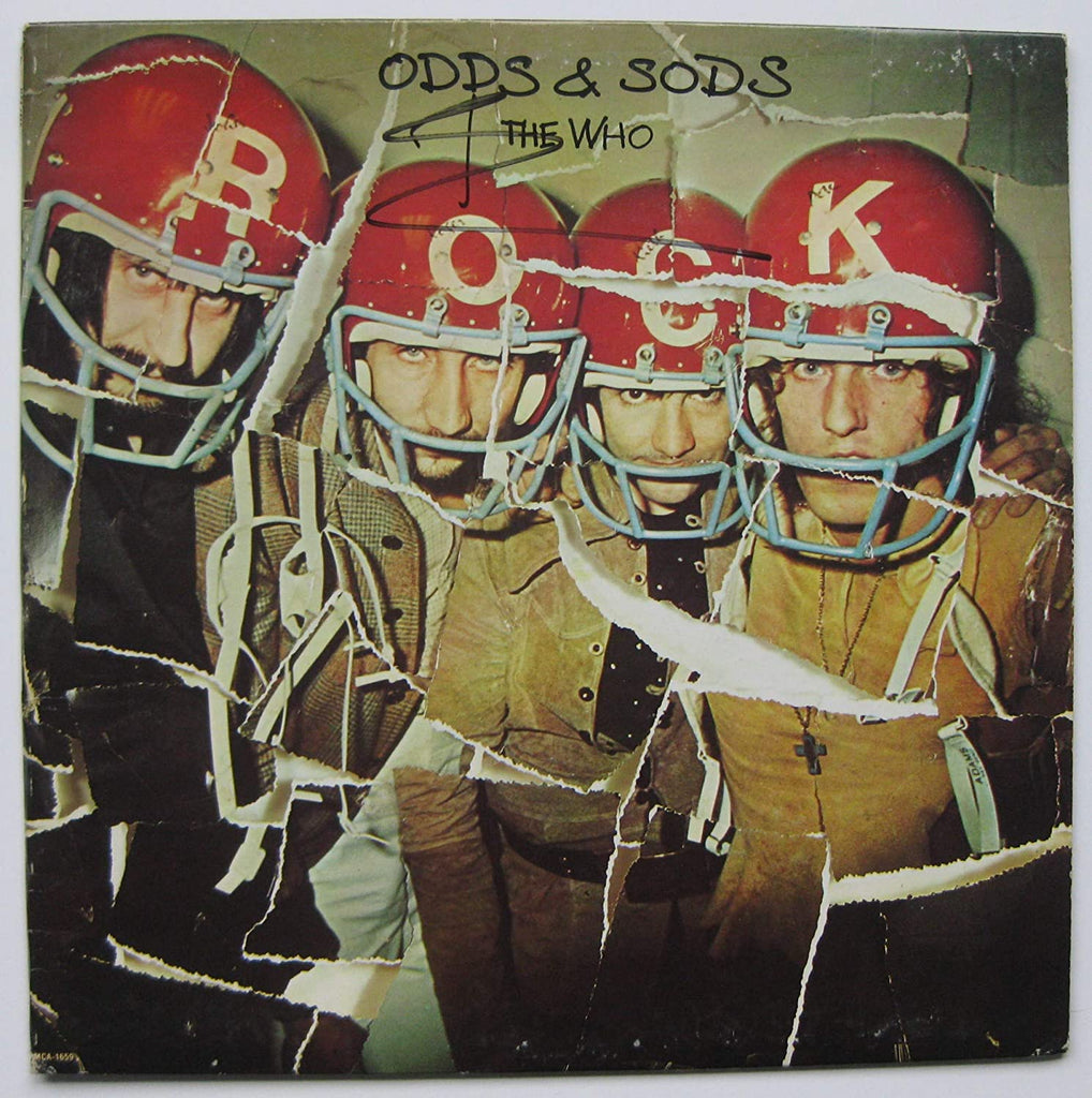 Pete Townshend signed The Who Odds & Sods album vinyl record proof Beckett COA STAR