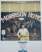 Robby Krieger Henry Diltz signed Doors Morrison Hotel 12x12 photo proof Beckett COA autograph STAR