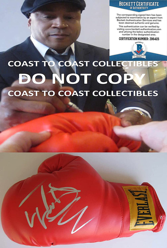 LL Cool J actor rapper signed Boxing glove exact Proof Beckett COA autograph STAR