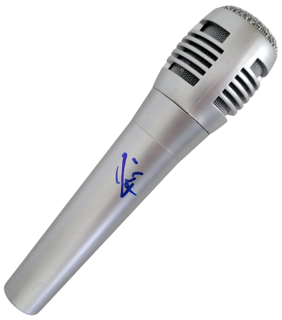 Robin Zander Cheap Trick signed microphone autographed mic COA exact proof star