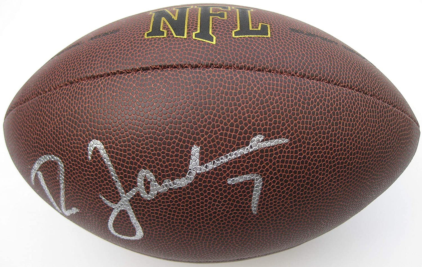 Ron Jaworski Philadelphia Eagles LA Rams signed NFL football proof Beckett COA autograph