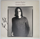 James Taylor signed autographed Walking Man album vinyl record COA exact proof STAR