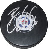 Blake Wheeler signed Winnipeg Jets logo Hockey Puck proof Beckett COA autographed