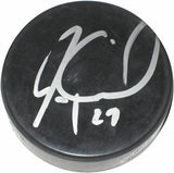 Jeremy Roenick Sharks Coyotes Blackhawks signed Hockey Puck proof Beckett COA
