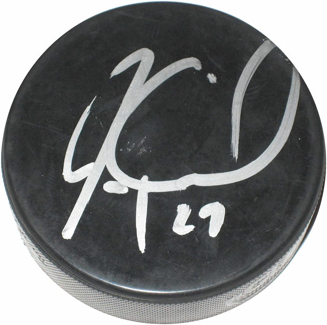 Jeremy Roenick Sharks Coyotes Blackhawks signed Hockey Puck proof Beckett COA