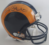 Kurt Warner MVP signed autographed St Louis Rams mini helmet proof Beckett COA