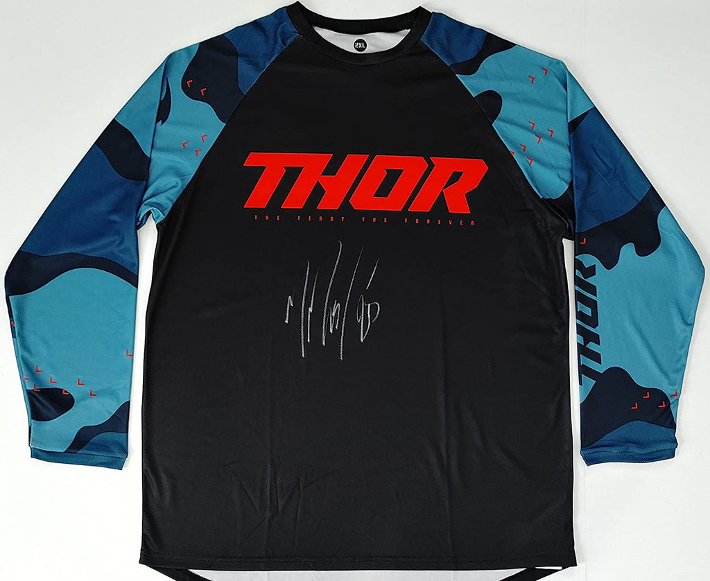 Marvin Musquin Supercross Motocross signed autographed Thor Jersey proof Beckett COA.