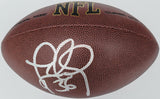 Lawyer Milloy New England Patriots Seahawks signed football proof Beckett COA autograph