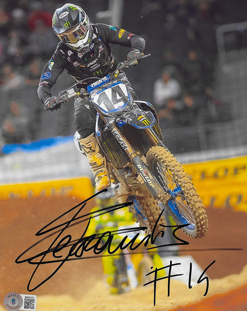 Dylan Ferrandis Supercross Motocross signed autographed 8x10 photo proof Beckett COA.