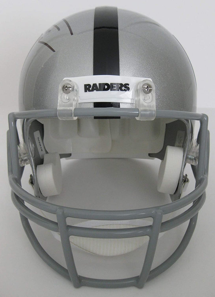 Rich Gannon 2002 NFL MVP signed Oakland Raiders full size helmet proof Beckett COA