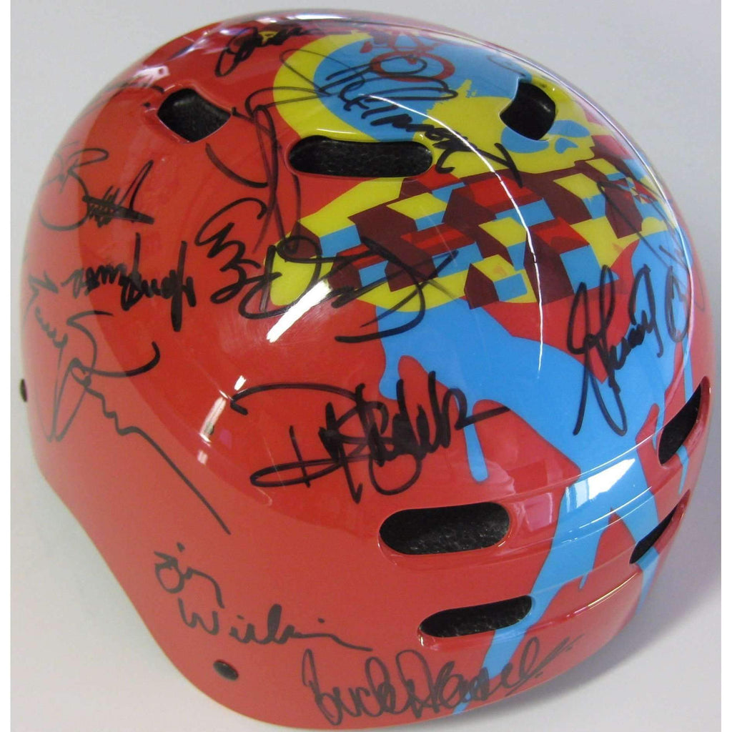 X Games athletes signed autographed helmet - Ryan Sheckler, Buckey Lasek Plus More -COA and proof