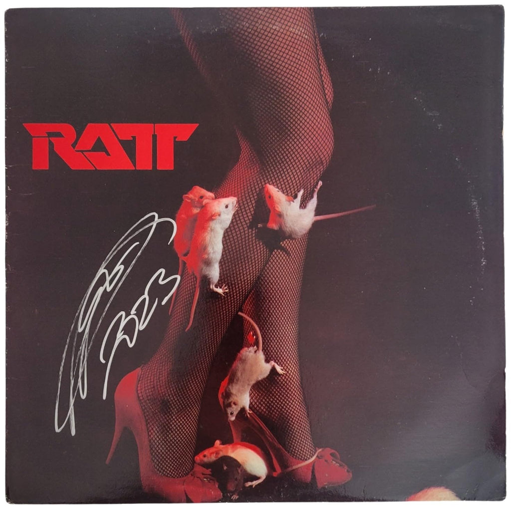 Stephen Pearcy Signed Ratt Album Proof COA Autographed Rare Vinyl Record