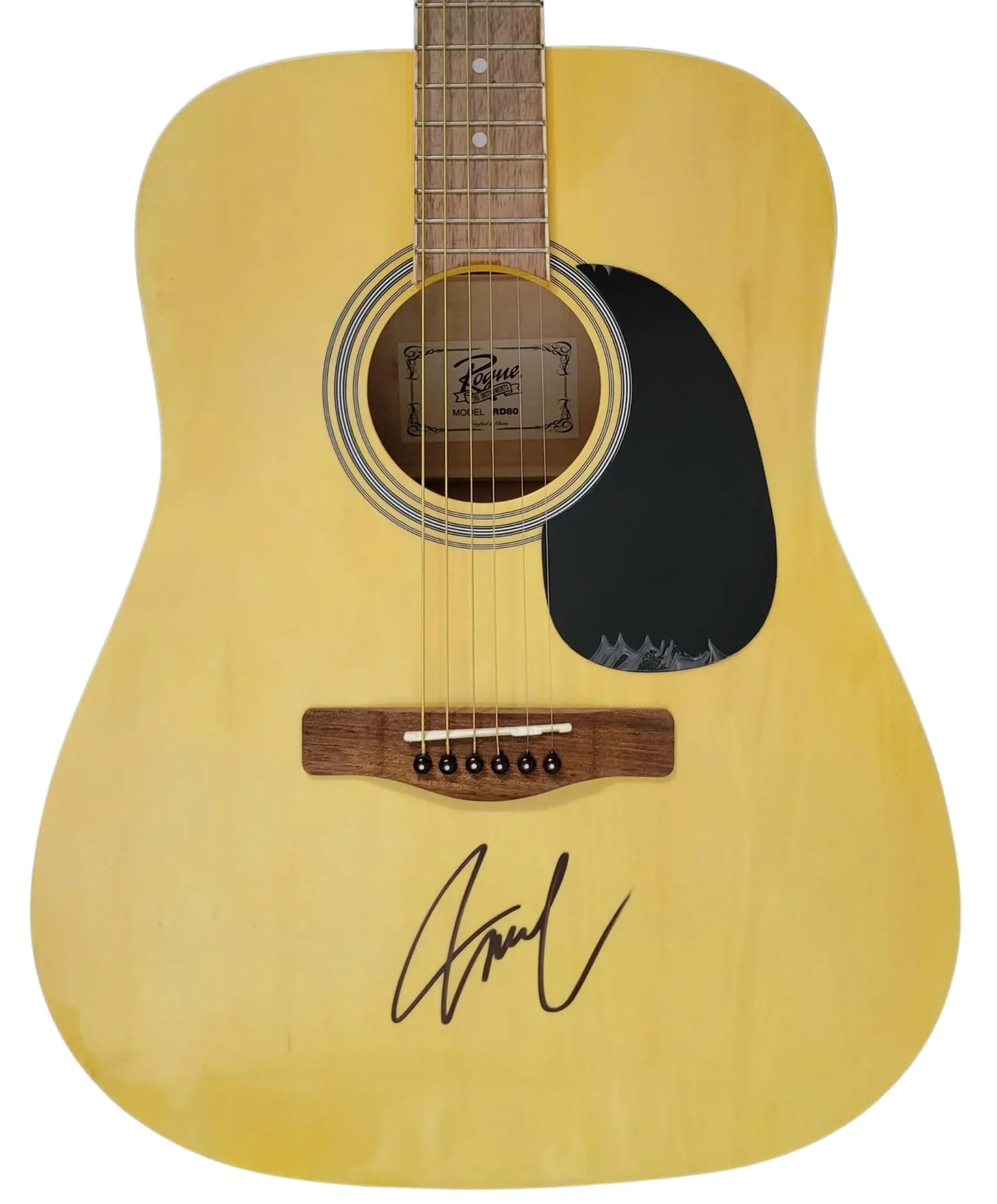 Hank Willams Jr country music star signed acoustic guitar COA proof autographed star