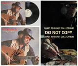 Hank Willams Jr signed Major Moves album vinyl record proof COA autographed Star