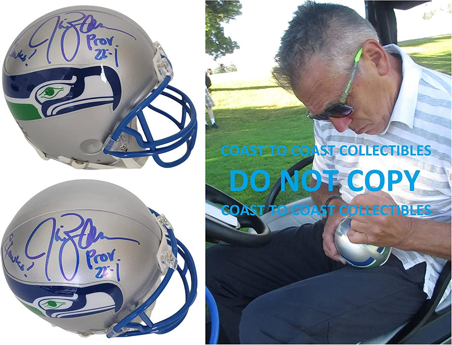 Jim Zorn, Seattle Seahawks, Signed, Autographed, 8X10 Photo, a COA with the  Proof Photo of Jim Signing Will Be Included` at 's Sports  Collectibles Store