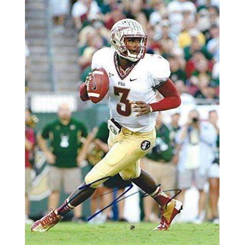EJ Manuel, Florida State, FSU, Signed, Autographed, 8x10 Photo, a Coa with the Proof Photo of EJ Signing Will Be Included