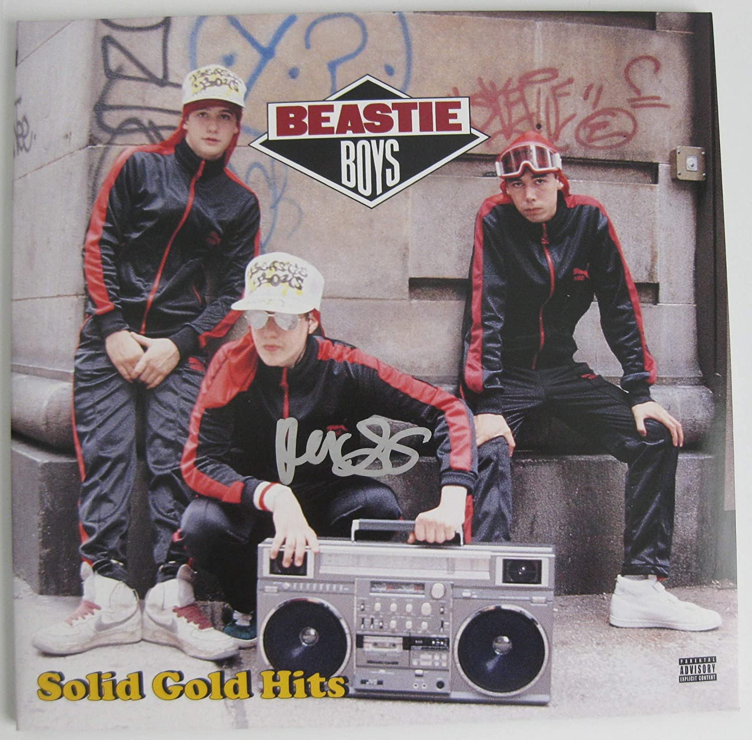 Mike Diamond signed Beastie Boys Solid Gold Hits album vinyl Proof Beckett COA autograph STAR